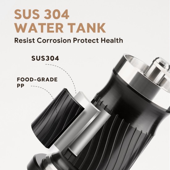 Manual Espresso Coffee Maker Set for Camping No Electricity 12 bar Rich Crema Handmade Coffee Maker