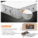 KAMSIN K-SC7C 15 Gauge Pneumatic Hog Ring Gun Kit-3/4" C Ring Stapler with 1000PCS Staples (4.8mm Closure) for Fish Cages
