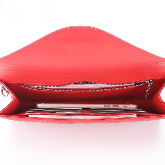 Women Small Genuine Leather Crocodile Handbag Women'S Alligator Skin Clutches Purse Crossbody Shoulder Bag Evening Bags