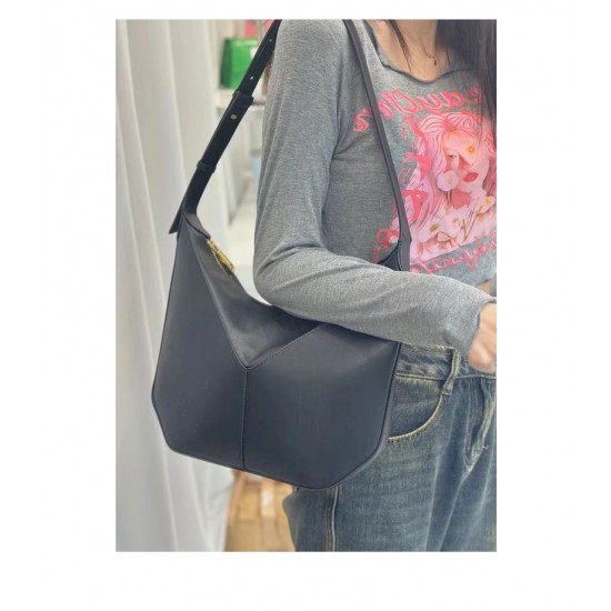 New Women  Fashion  Genuine Leather Bag  Versatile Shoulder HandBag Underarm  Diamond Bag