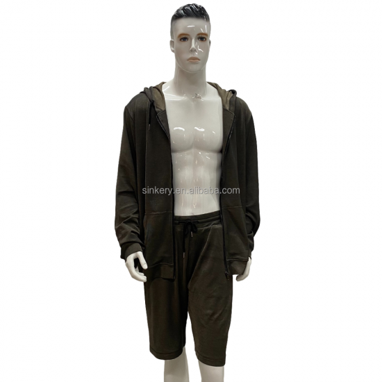 Custom Long Sleeved Hoodie and Shorts Faraday Clothing Sets Emf Protection Men Hoodie