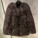 Trendy Over-sized Woman Clothes Fur White Casual Fur Clothing Women Winter Fur Overcoat
