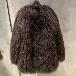 Trendy Over-sized Woman Clothes Fur White Casual Fur Clothing Women Winter Fur Overcoat