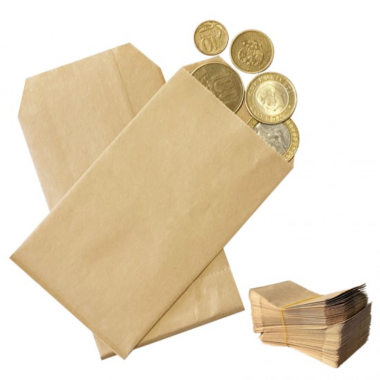 Factory Direct Low Price Biodegradable Kraft Paper Bag Little Seed & Laboratory Sample Bag for Feed Wholesale