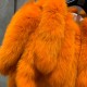 Factory Wholesale Fluffy fox Shawls Winter Clothes Fur Shawl Plus Size Women's Clothing Sexy