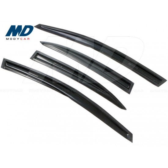 2006-2010 Carbon Fiber Windows Visor for Honda Civic Fd2 4dr Jdm