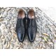 Full Brogues Blake  Custom Handmade Shoes  Summer Cowhide Sandals Hollow Breathable  Woven Business  Leather Sole Dress Shoes