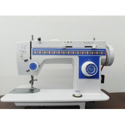 JUKKY 205/308 Electric Household Sewing Machine New Domestic Multi-Function Motor Clothes Shoes Tailoring Mini Zigzag Home Use