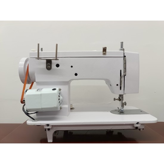 JUKKY 205/308 Electric Household Sewing Machine New Domestic Multi-Function Motor Clothes Shoes Tailoring Mini Zigzag Home Use