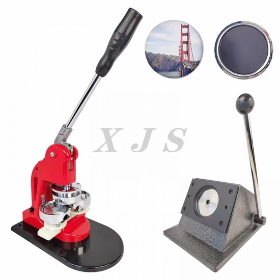 DIY Craft 25/32/37/44/50/56/58/75mm Keychain Mirror Manual Pin Button Badge Making Machine