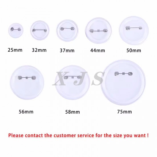 DIY Craft 25/32/37/44/50/56/58/75mm Keychain Mirror Manual Pin Button Badge Making Machine