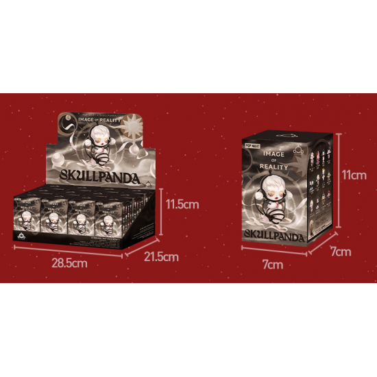 POP MART Skullpanda Image of Reality Series Mystery Box 12pcs SP Blind Box Cute Birthday Gift