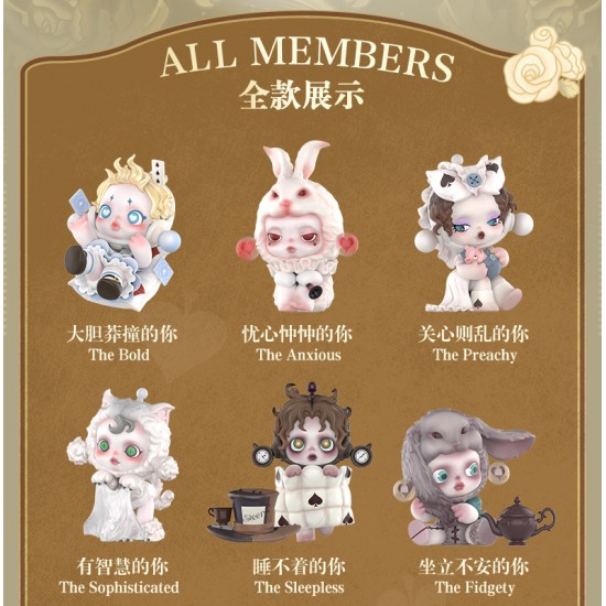 Wholesale POOPMART SkullPanda Mystery Box Hot Selling Products Anime Figure Toys Pendant Gift