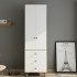Modern Extendable White Mirrored Wardrobe Foldable Panel Bedroom Kitchen Furniture Traditional Plastic Home Clothes Storage