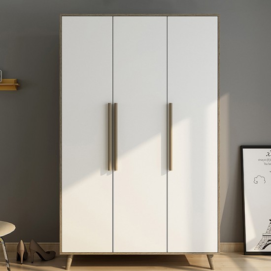 Modern Extendable White Mirrored Wardrobe Foldable Panel Bedroom Kitchen Furniture Traditional Plastic Home Clothes Storage