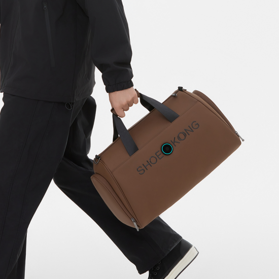 Hyperliving High Quality Pu Yoga Gym Bag with Shoe Compartment Large Capacity Gym Bag Waterproof Deodorant Bag