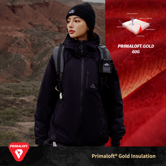 Mountain Series PELLIOT Outdoor Primaloft Gold 60g Cotton Clothes Unisex Winter New Windproof Hooded Lightweight Warm Jackets