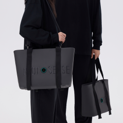 Hyperliving PU Leather Travel Bag Large Capacity Folding Gym Shoulder Bag with Fashionable Handbag Tote Luggage for Summer