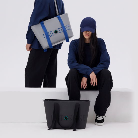 Hyperliving PU Leather Travel Bag Large Capacity Folding Gym Shoulder Bag with Fashionable Handbag Tote Luggage for Summer