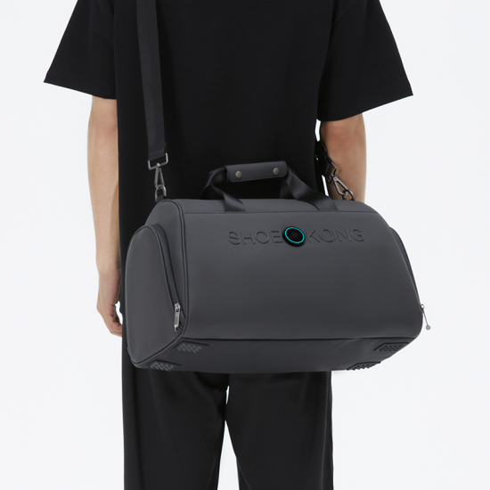 Unisex Gym Tote Bag Mini Travel Sports Duffle Vintage Crossbody PU Handbag