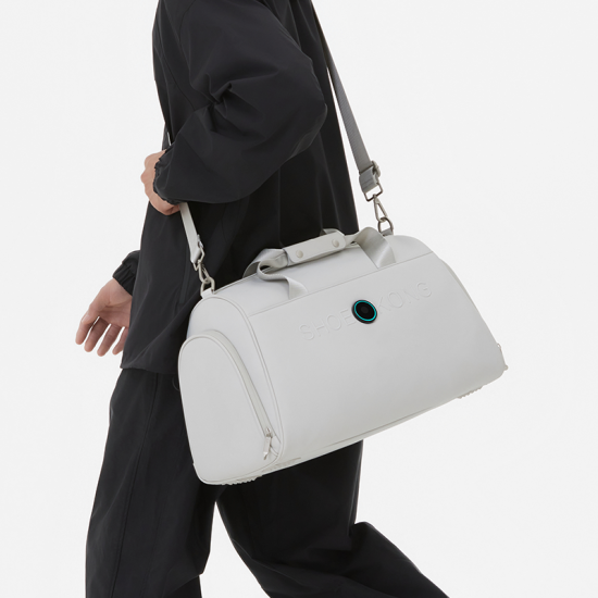 Unisex Gym Tote Bag Mini Travel Sports Duffle Vintage Crossbody PU Handbag