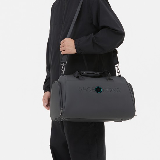 Hyperliving Unisex Weekend Duffle Handbag PU Single Shoulder Travel Bag with Fashion Styling for Men and Women