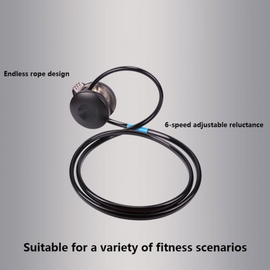 Suspension Endless Rope Trainer Core Power Training Hanging Easy and Exercise Home or Gym Resistance Magnetic Control 6 Levels