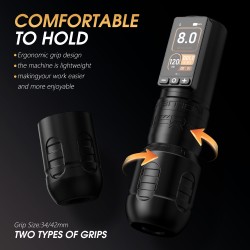 Ambition Soldier 270 S 2400mAh 4.0-4.5-5.0mm Stroke Tattoo Gun Brushless Motor Professional Wireless Rotary Tattoo Pen Machine
