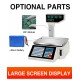 Label and Receipt Printing Scale 15kg Cash Register Barcode Printing Electronic Receipt Scale 30kg Digital Weighing Scale Arabic