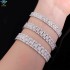 New Design Mossanite Cuban Bracelet Fine Jewelry 8mm 10mm 12mm S925 Silver Moissanite Bracelet VVS Lab Diamond Cuban Bracelet