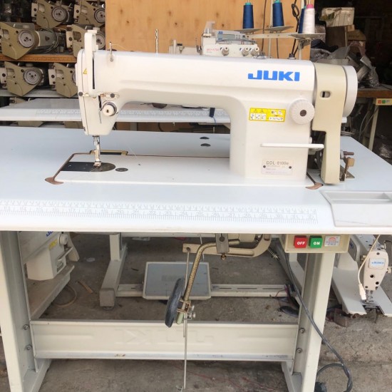 Used Juki-8100e Single Needle Lockstitch Industrial Sewing Machine
