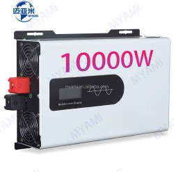 MYAMi 5000W Pure Sine Wave Power Inverter High Quality 24V-96V DC to 110VAC 220VAC for Solar System Car & Home Appliance