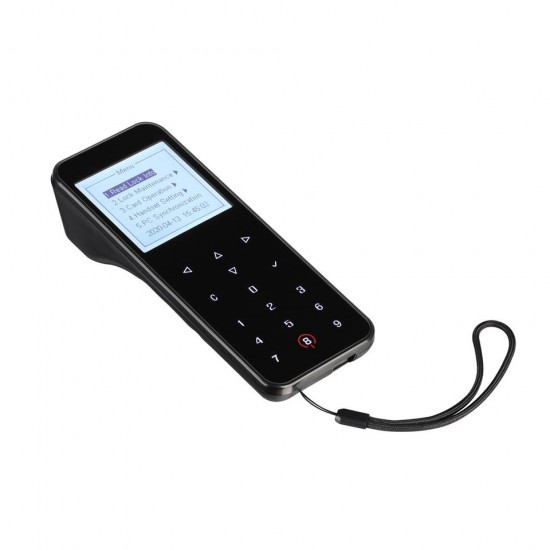Smart Portable LCD Handset With RFID Card Hotel Lock PDA for Management Software System Tuya Network App Access