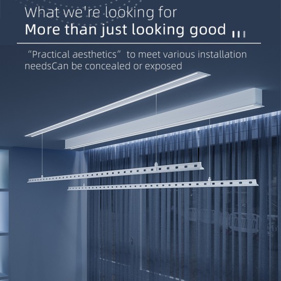 OEM Smart Home Ceiling Electric Clothes Drying Rack LED Lighting Automatic Clothes Dryer 1.8M Home Use