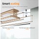 Smart Electronic Motorized Automatic Ceiling Hanging Dryer Lighting Included Clothes Drying Rack for Balcony Use