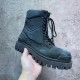 High Top Shoes Lace Boots Man New Designer Popular Winter Old Style Thick Bottom Zipper Shoes Mens Boot