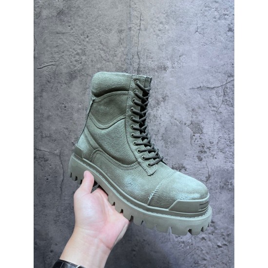 High Top Shoes Lace Boots Man New Designer Popular Winter Old Style Thick Bottom Zipper Shoes Mens Boot