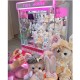 Multi Coin Acceptor Mini Claw Machine Kids Games Small Doll Crane Candy Machine Prize Catching Game Machine Plush Toy