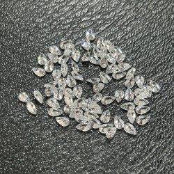 DEF VS Lab Grown HPHT Pear Cut 2x3mm to 4x6mm Small Size Loose Diamonds Per Carat Price