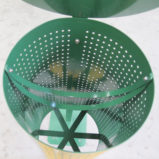 Factory OEM Stainless Steel Plate Dog Pet Waste Station Bins Dispenser Outdoor Dog Waste Bin Container Park Pet Waste Station