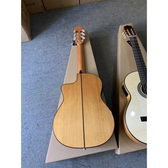 K-500CR/K-500CA High Quality Professional Spanish Flamenco Classic Guitar Handmade Solid Spruce Nylon Matt With Fishman PSY301