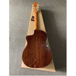 K-500CR/K-500CA High Quality Professional Spanish Flamenco Classic Guitar Handmade Solid Spruce Nylon Matt With Fishman PSY301