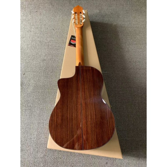 K-500CR/K-500CA High Quality Professional Spanish Flamenco Classic Guitar Handmade Solid Spruce Nylon Matt With Fishman PSY301
