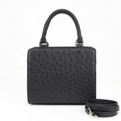 Customized Mini Ostrich Cross Body Bag for Girl  Custom Made Bags Leather Lady Handbags  Exotic Leather Purse for Women