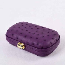 Customized Mini Ostrich Cross Body Bag for Girl  Custom Made Bags Leather Lady Handbags  Exotic Leather Purse for Women