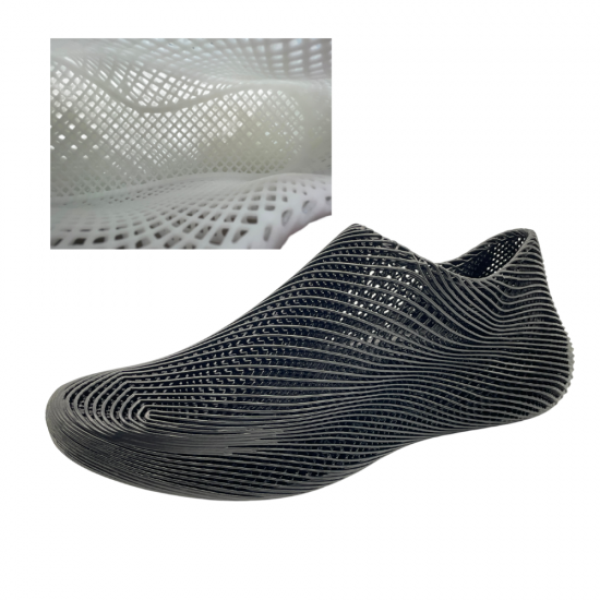 Highly Technological Style 3D Printed Ultra Light and Breathable Casual Shoes Anti-Slip Cross-Style for Summer and Winter Use