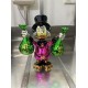 Customized Famous Cartoon Art Statue Fiberglass Colorful Duck with Money Bags  Sculpture Pop Statue for Home Decoration