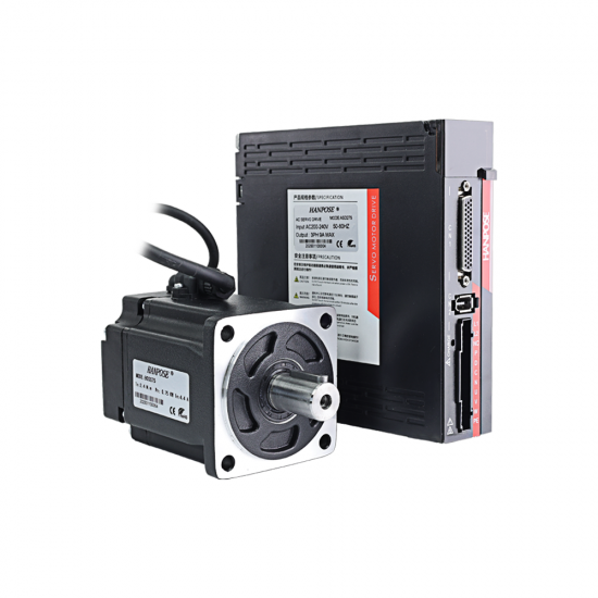 Hanpose High Performance 80SS100-ASD2100-E 80SS75-ASD275-E 5.4A 9.9N.m Servo Drive Ac Servo Motor With Ether Cat Function