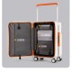 Wholesale Front-openning Luggage case Durable Travelling Bags with Expandable Layer Large Capacity Trolley Bag Pc Luggage