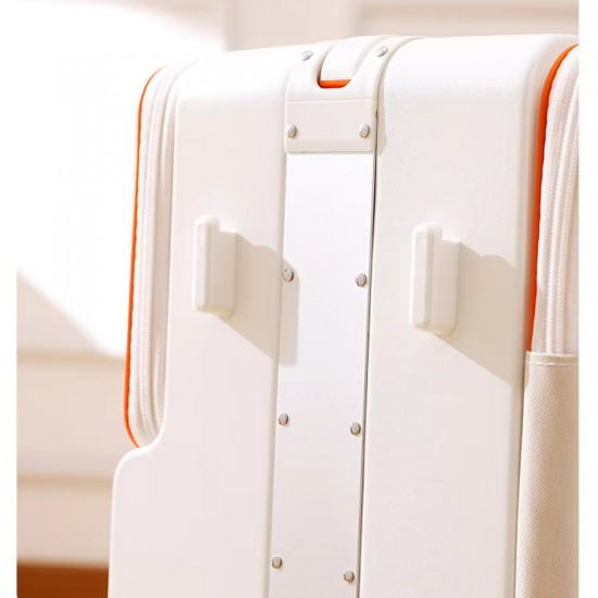 Wholesale Front-openning Luggage case Durable Travelling Bags with Expandable Layer Large Capacity Trolley Bag Pc Luggage